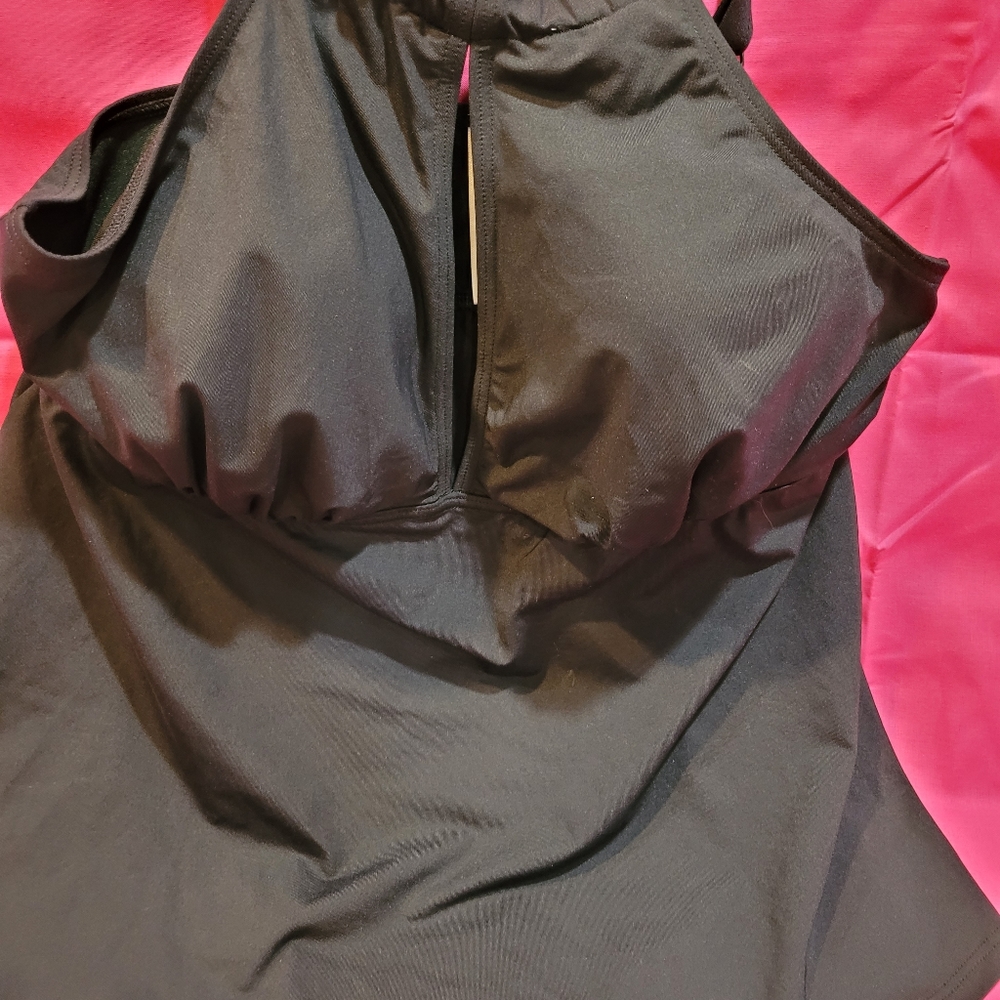 Halter style swim top